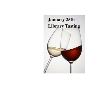 January 25th Library Tasting 2026