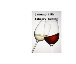 January 25th Library Tasting 2026